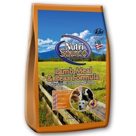 NUTRISOURCE Food All Ages Lamb Meal & Peas Cubes Dog Grain Free 15 lb 29101